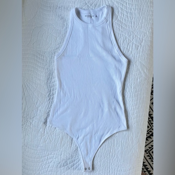 Abercrombie & Fitch Soft A&F Rib High Neck Bodysuit - Picture 2 of 7